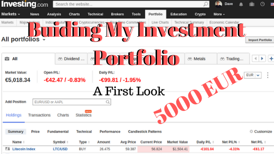 Building my investment portfolio